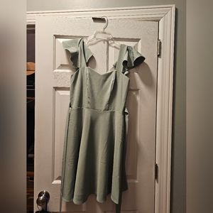 Sage Green Cocktail Dress
